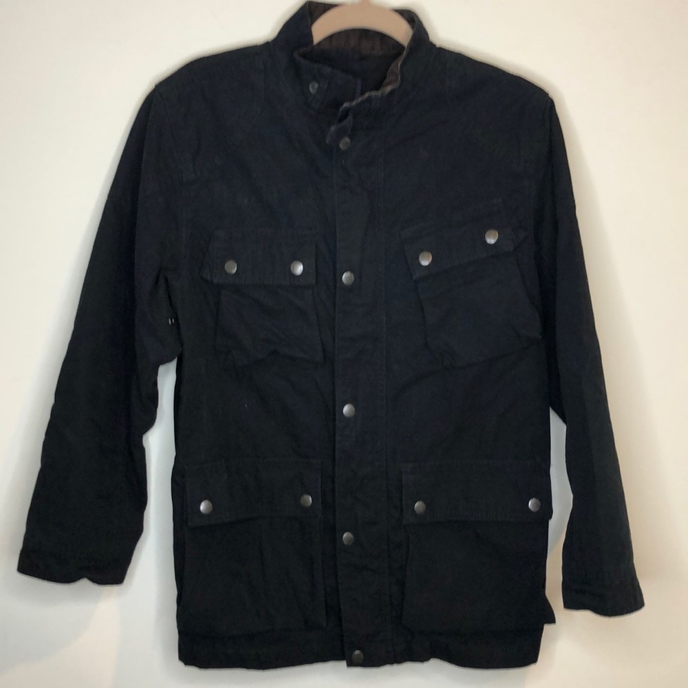 GAP Black Cotton Jacket Boys 14 | 16